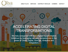 Tablet Screenshot of olivainc.com